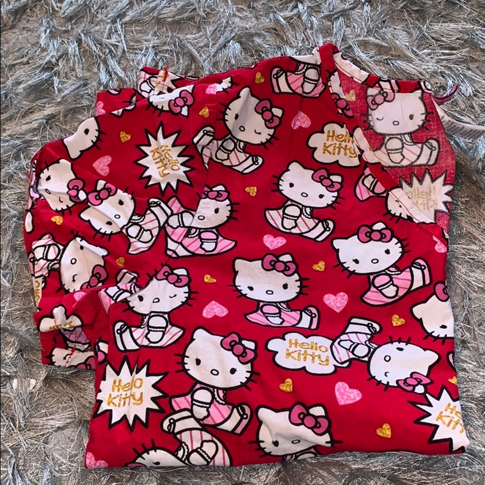Hello Kitty Short Sleeve Scrub Top ❤️